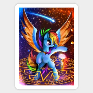 Rainbow Dash - Magic Circle Sticker